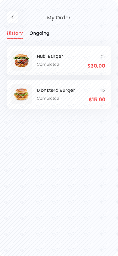 Order History