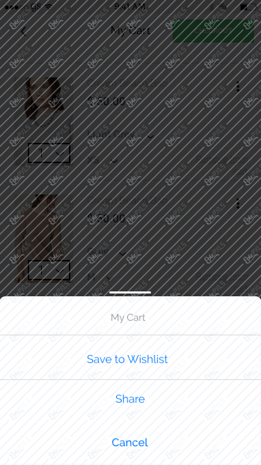 iPhone/Cart/ More Actions 