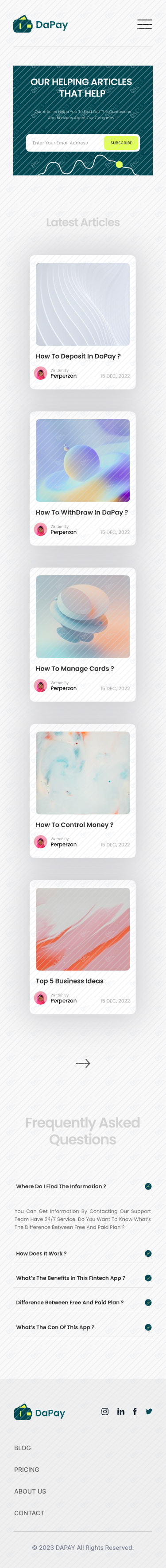 Blog - FAQ Open