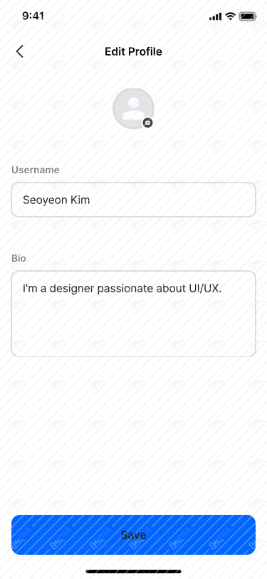 [My] Settings_Edit Profile