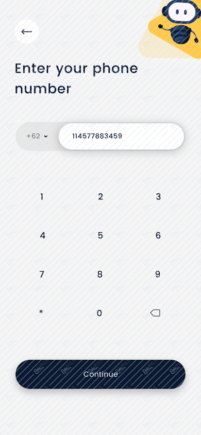 Enter phone