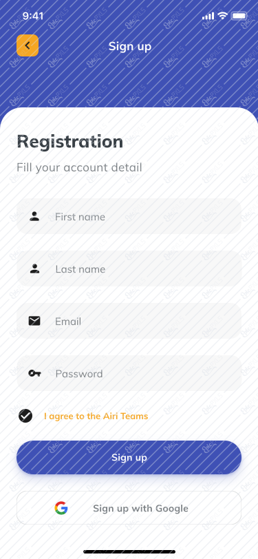 2-Sign up email