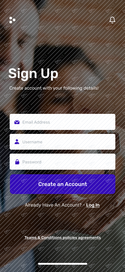 Sign Up Screen