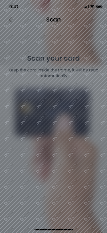 Scan your card
