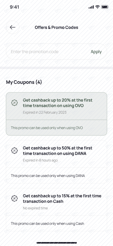 Checkout - Offers & Promo Code