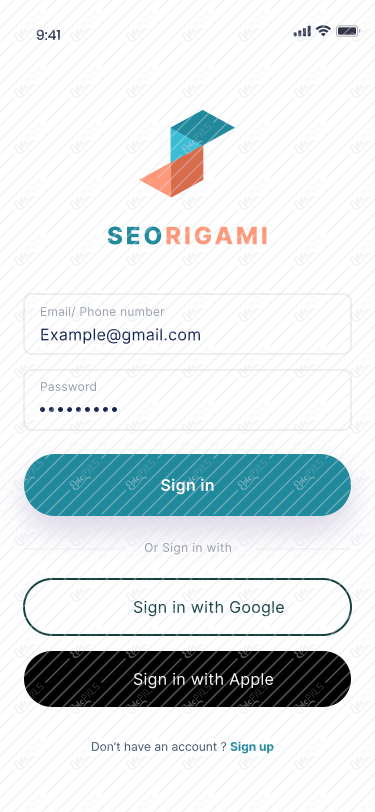 Sign in 1