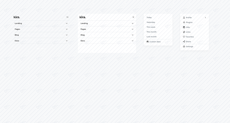 Menus