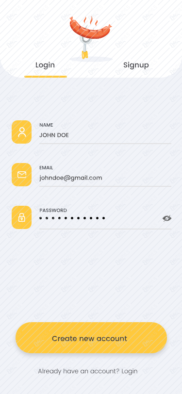 Signup