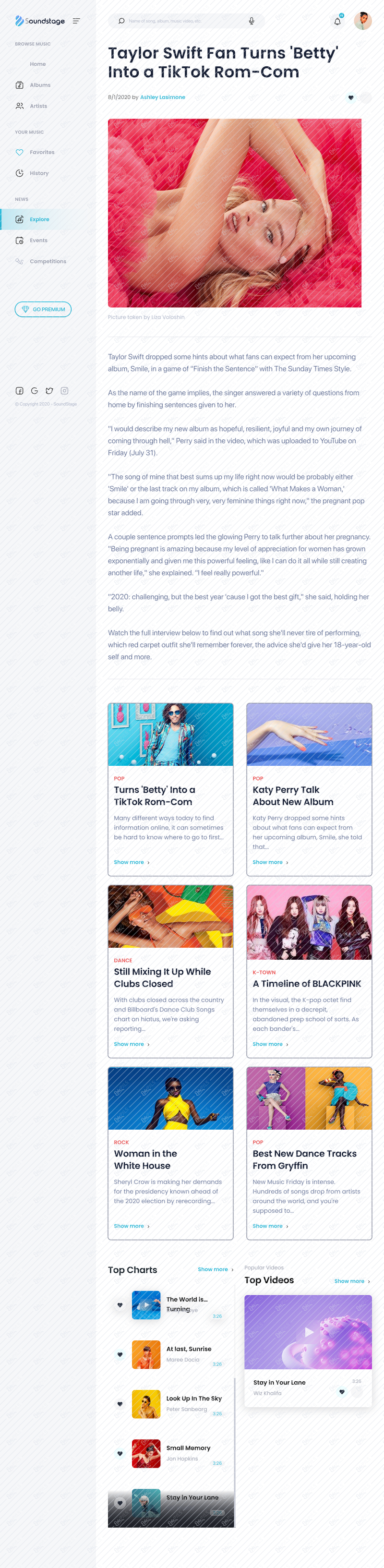 News details - Tablet