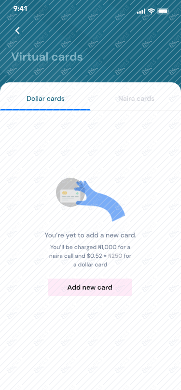 Virtual cards