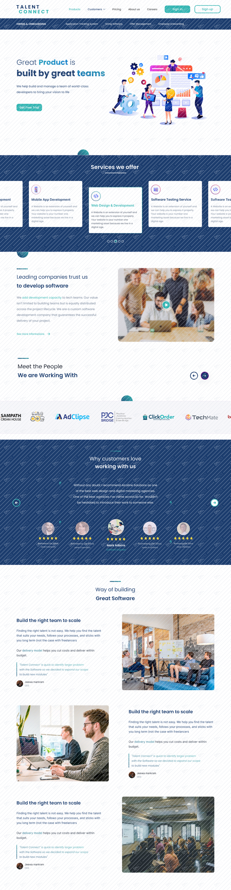 Welcome Page