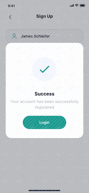 13_Sign Up - Success