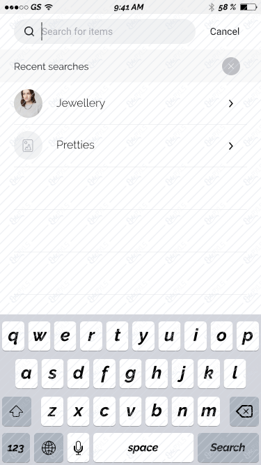 iPhone/Search/Recent Searchers