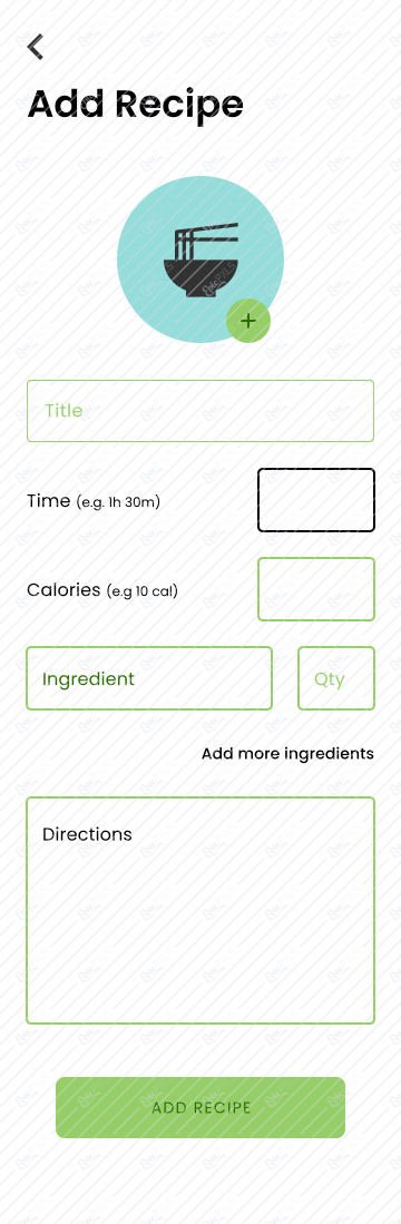 Add Recipe