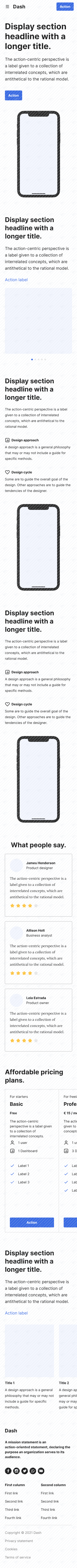 Template 01 - Mobile
