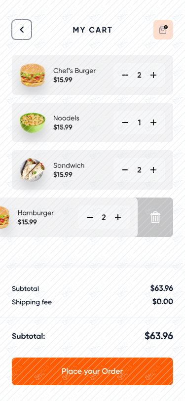 My Cart