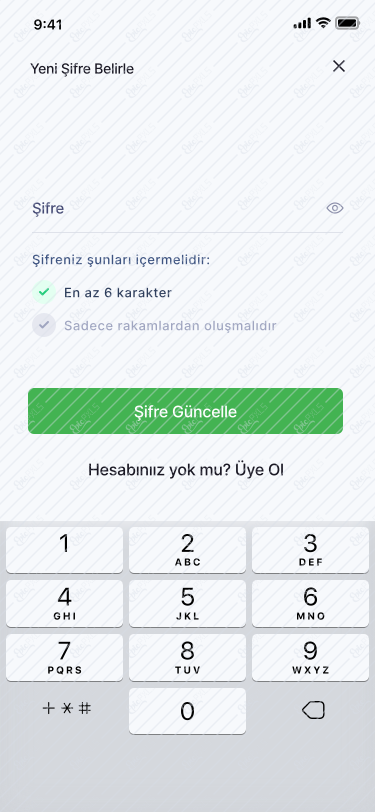 02-2 Şifre Güncelleme