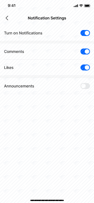 [My] Settings_Notification Settings