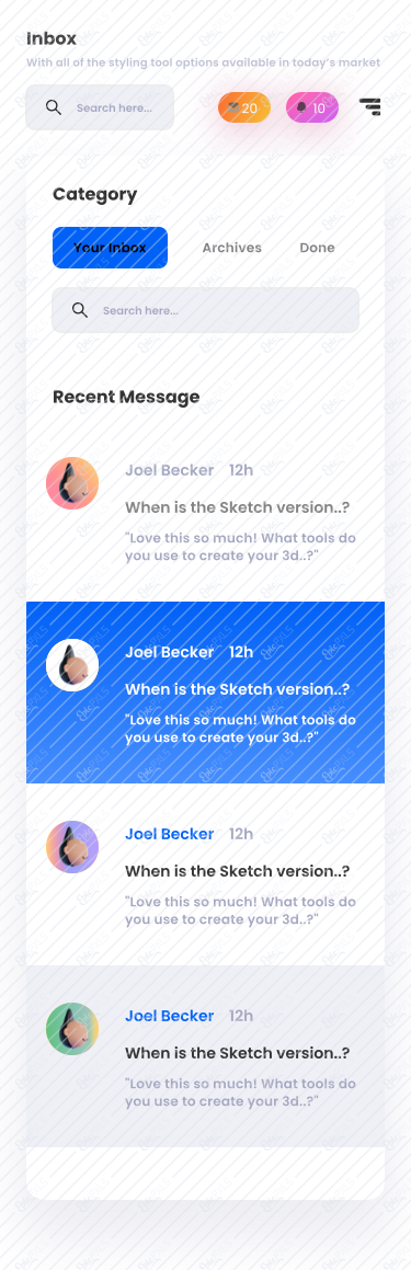 10.1 Inbox -Mobile