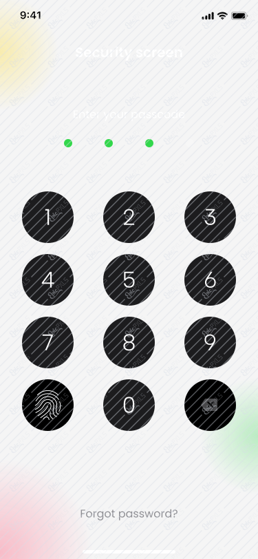 Light / Security screen
