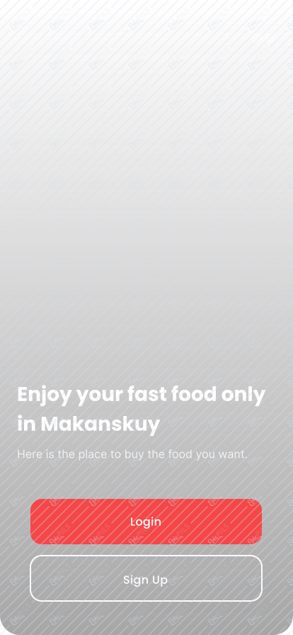 Welcome Screen
