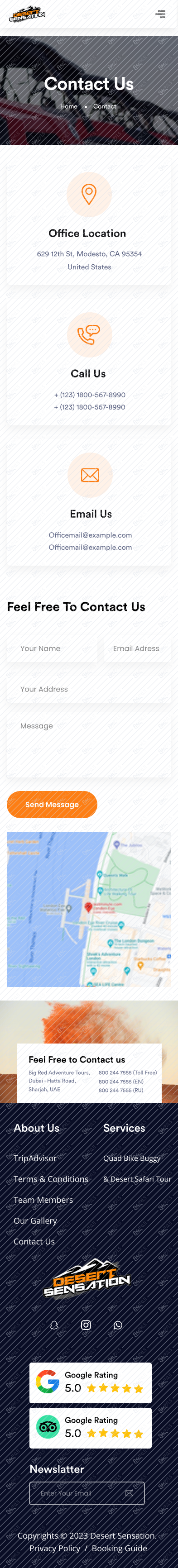 Contact us Responsive