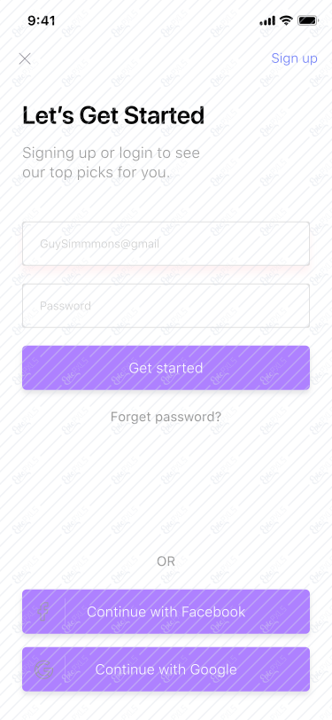 04 - Sign In Screen