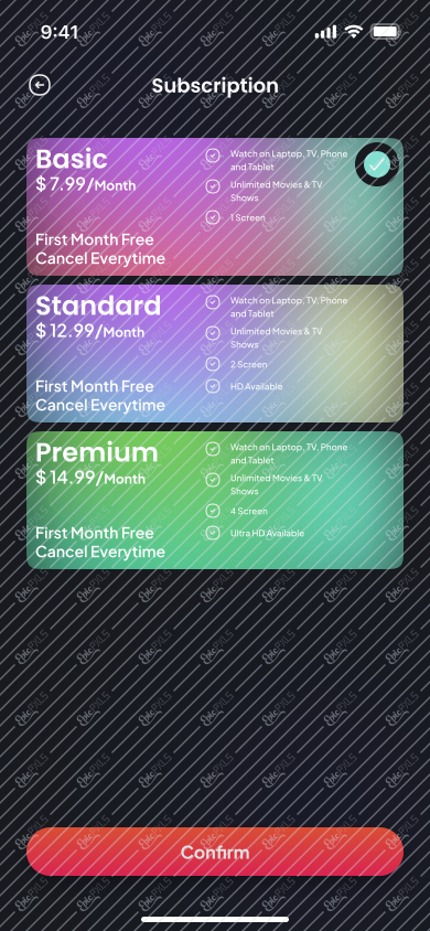Setting - Subscription