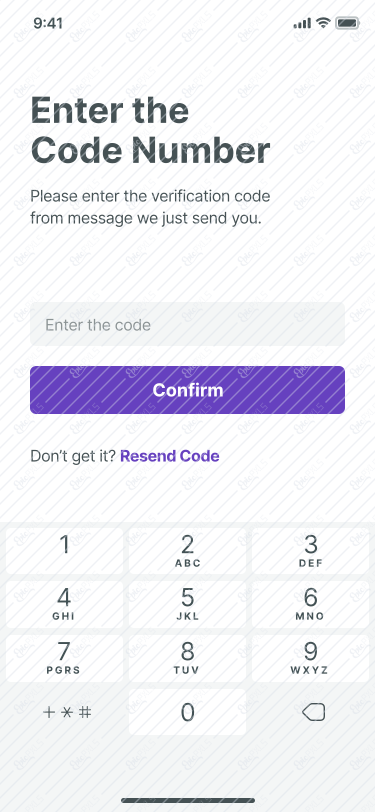 8. Confirmation Code
