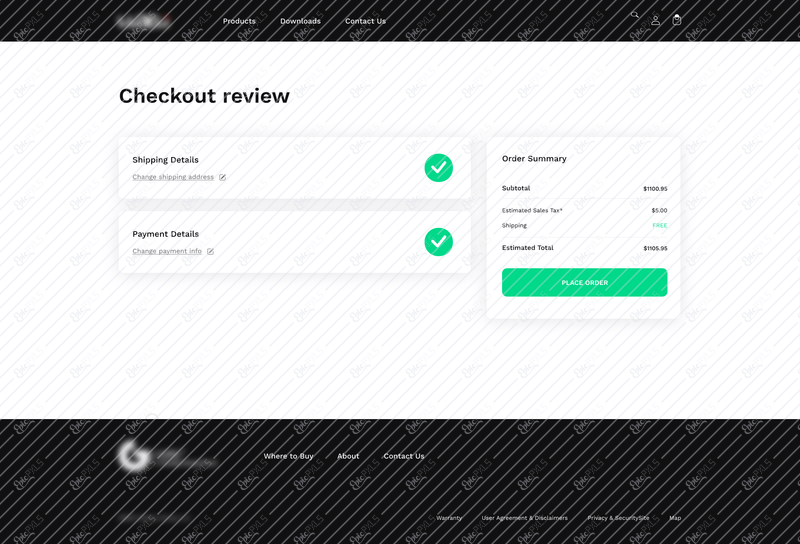 Checkout review