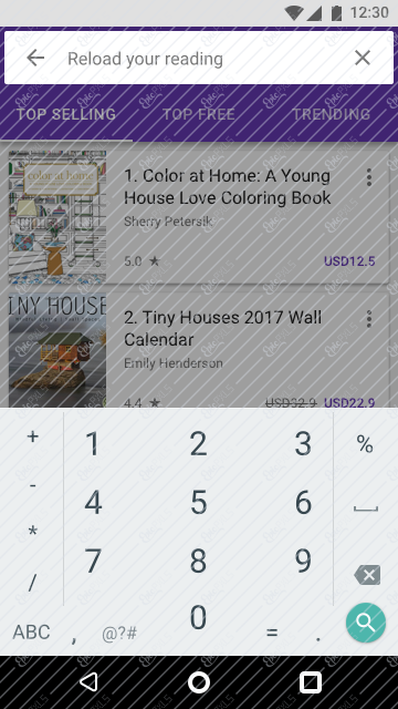 Keyboard: Numbers #1
