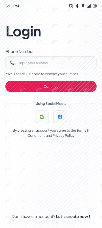 1. Login