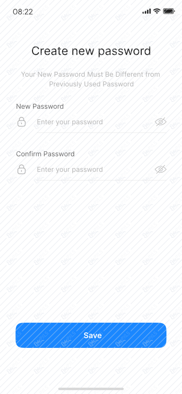 Create new password
