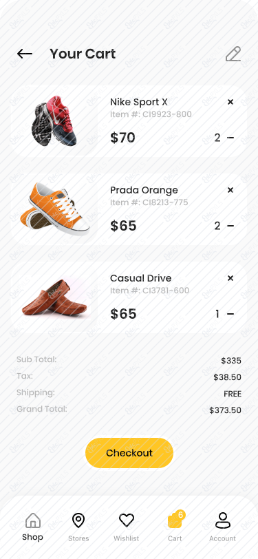 Cart Edit