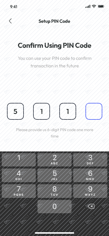 Setup PIN 4
