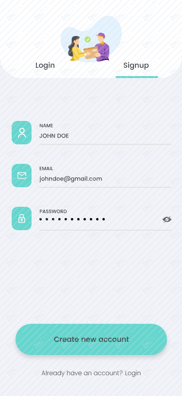 Signup – 1