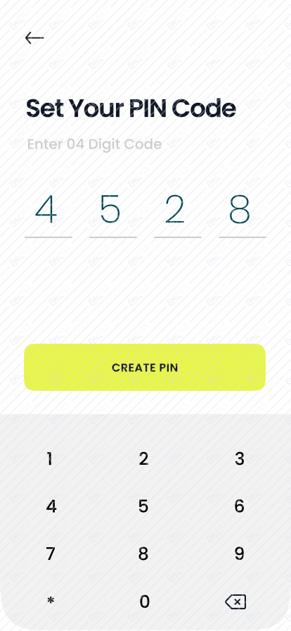 Set PIN - Active