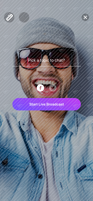 Start Live Broadcast