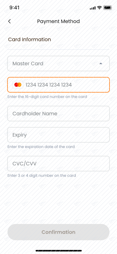 98_Payment Method - input hover