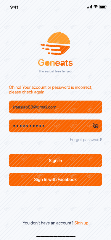 6.Login Error