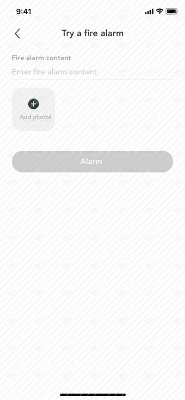 Try a fire alarm #1