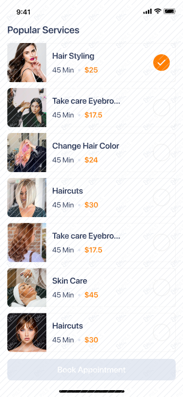 15 .Popular Services