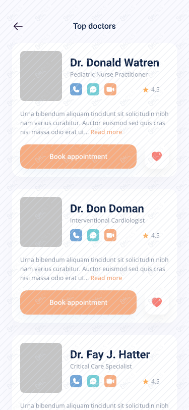 White Top doctor screen