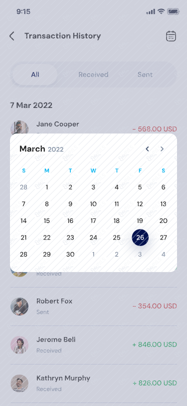 Transaction History