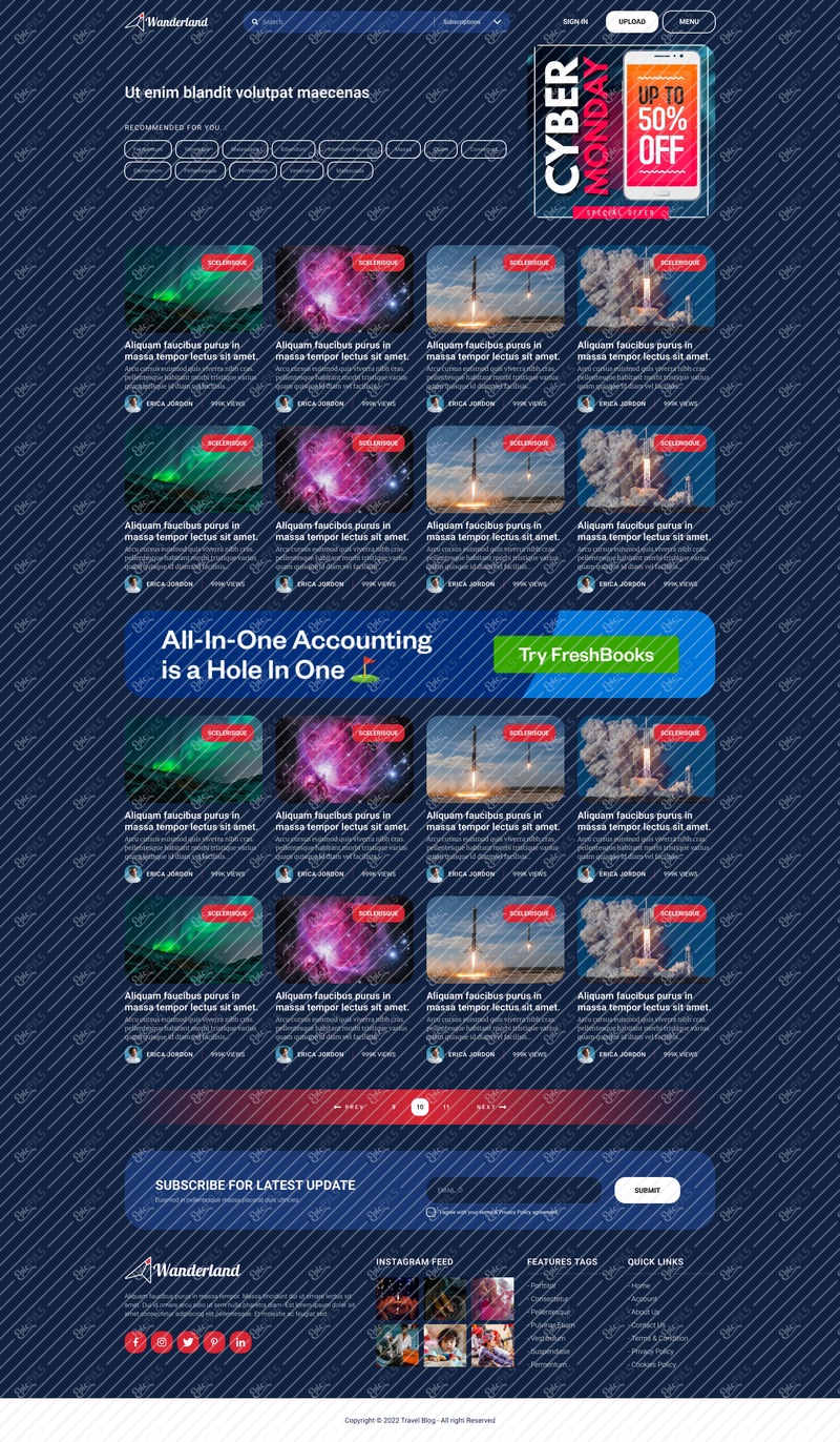 Search blogs