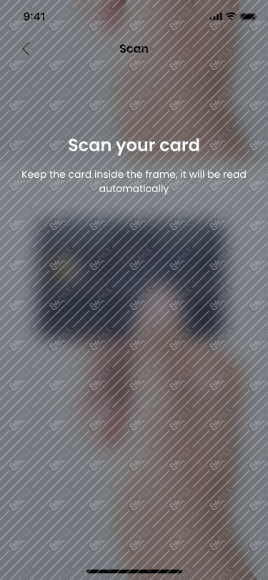 Scan your card