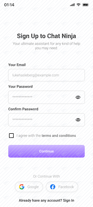 Sign Up_Field_Typed