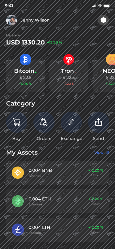 Home screen