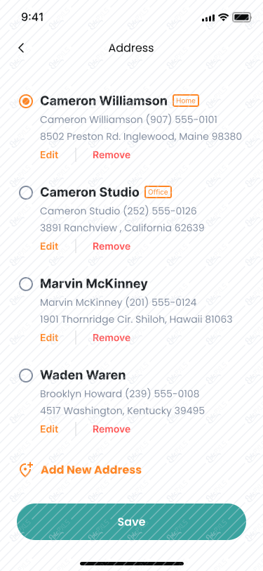 91_Add New Address - select 3