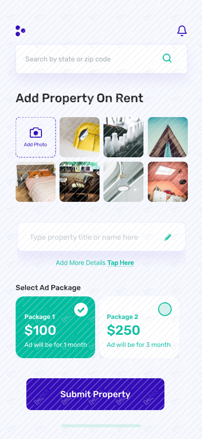 Add Property Screen